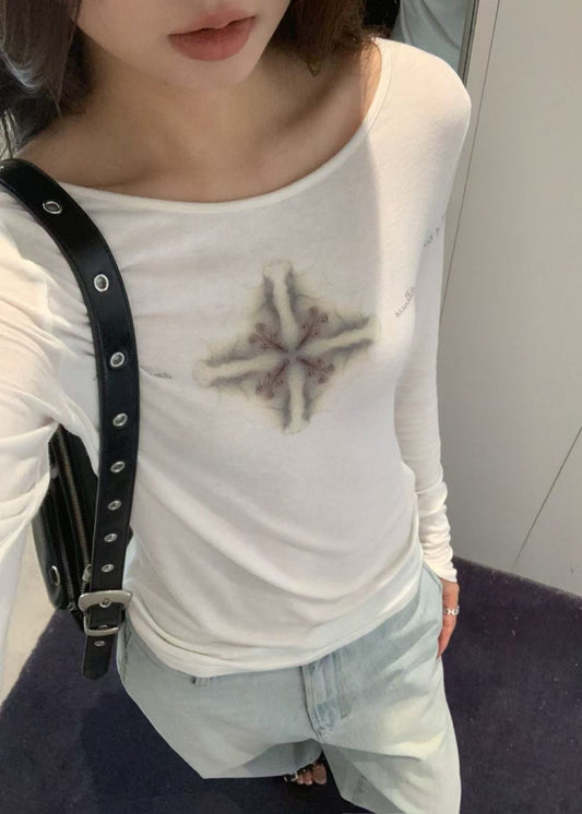 Lettering Print T-Shirt