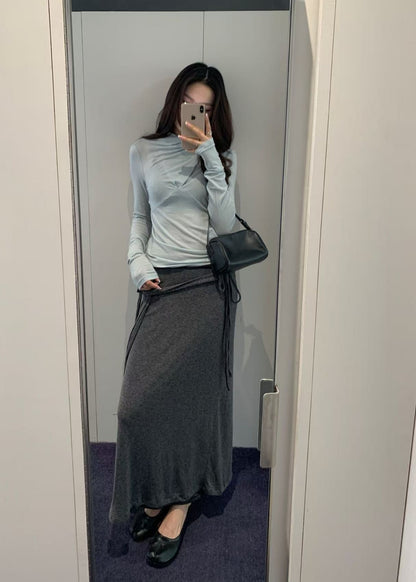 Reversible Strap Jersey Skirt