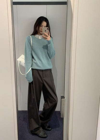 Racoon V-neck Knit