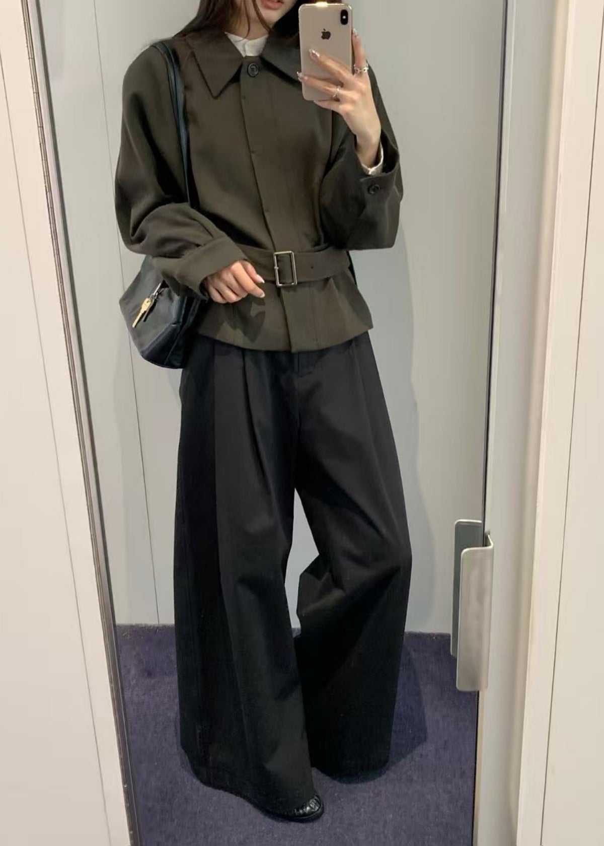 Two Tuck Wide Banding Pants