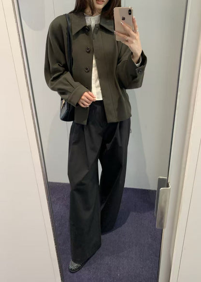 Two Tuck Wide Banding Pants