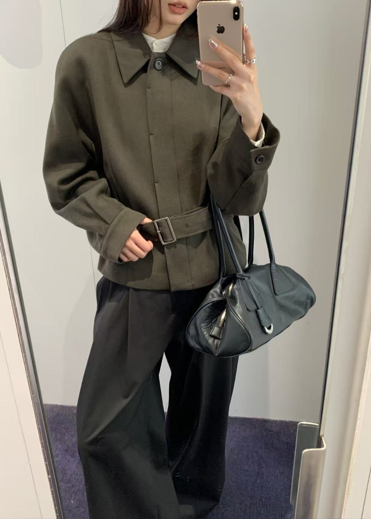 Belted Wool Jacket