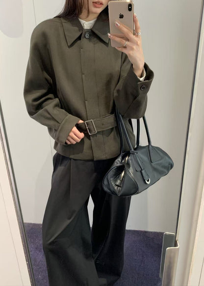 Belted Wool Jacket