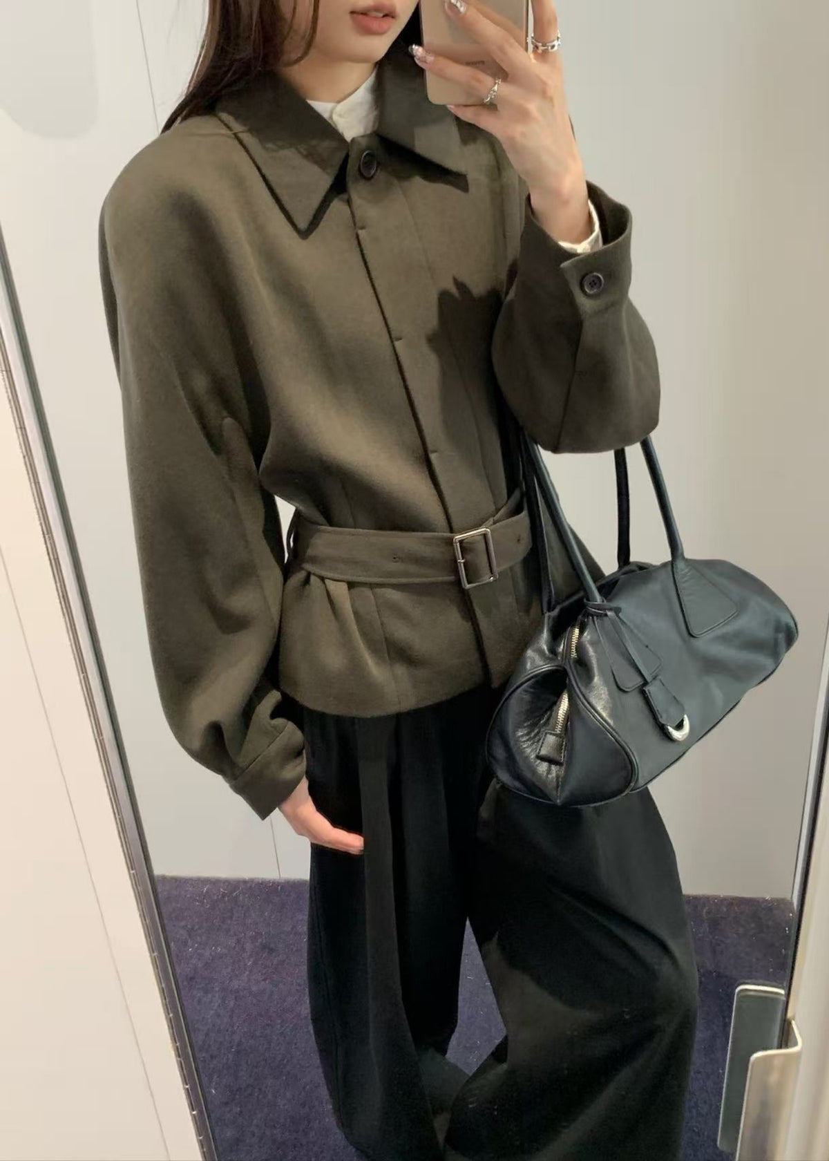 Belted Wool Jacket