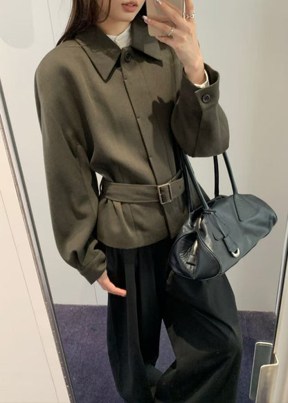 Belted Wool Jacket