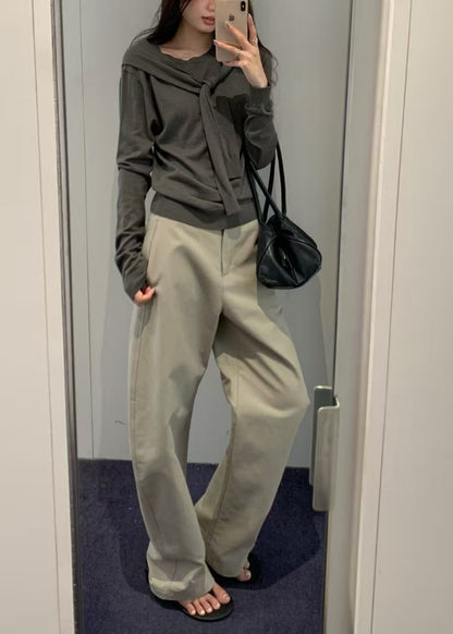 Curved Long Pants