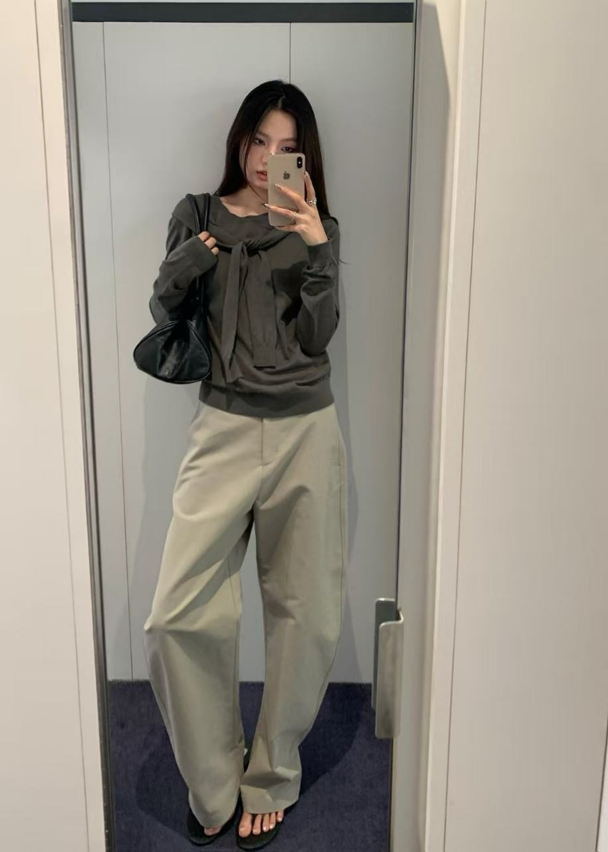 Curved Long Pants