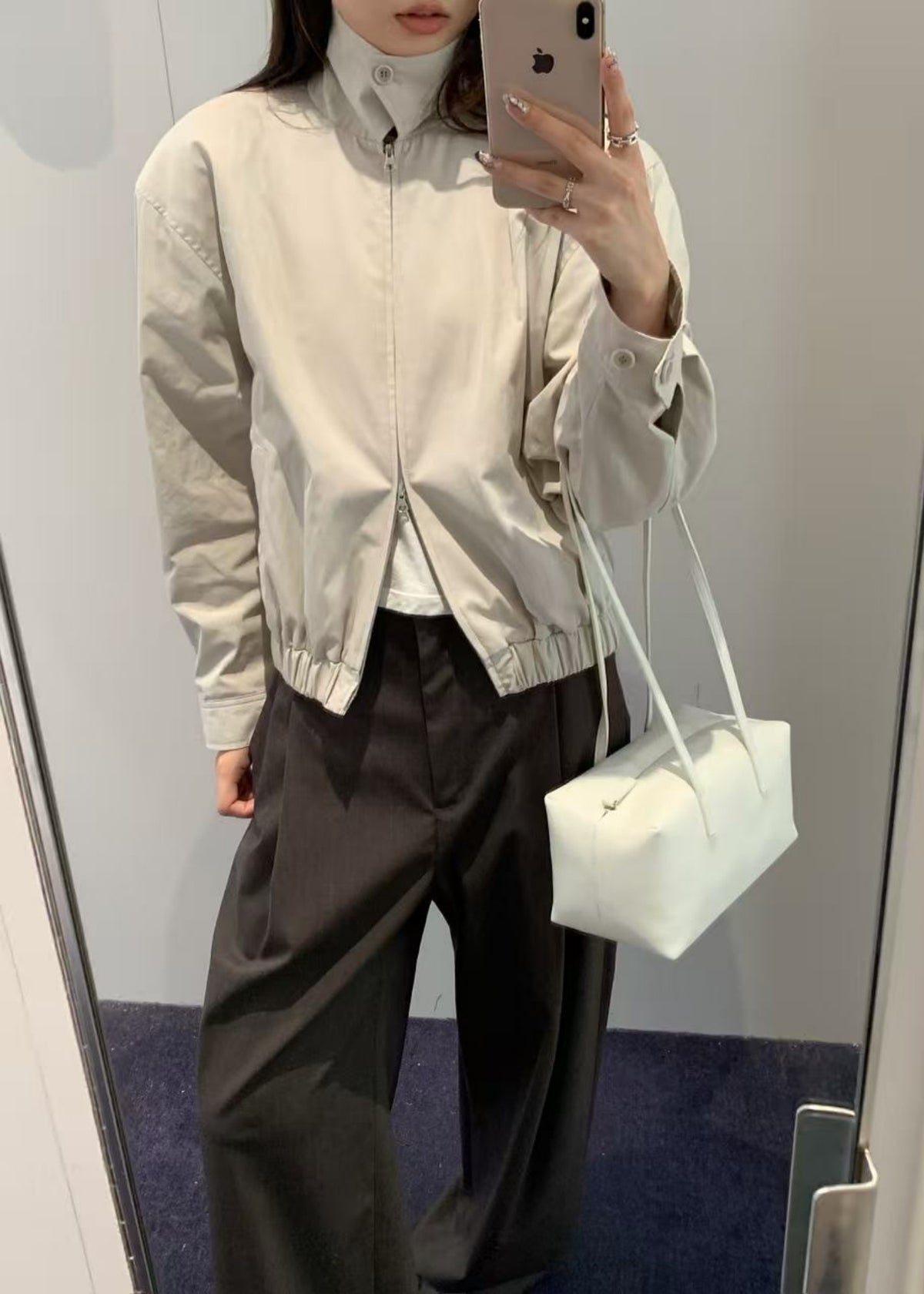 Cotton Nylon Blouson