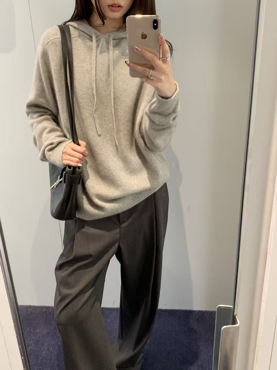 Racoon Hoodie Knit