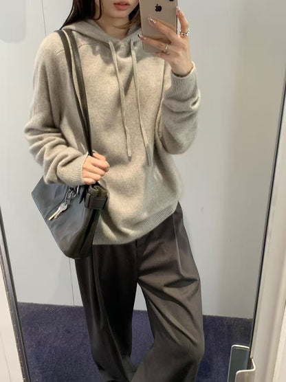 Racoon Hoodie Knit
