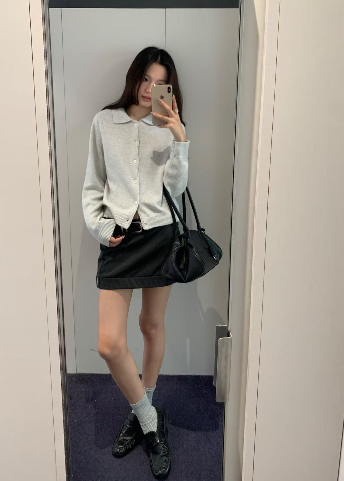 Collared Knit Cardigan