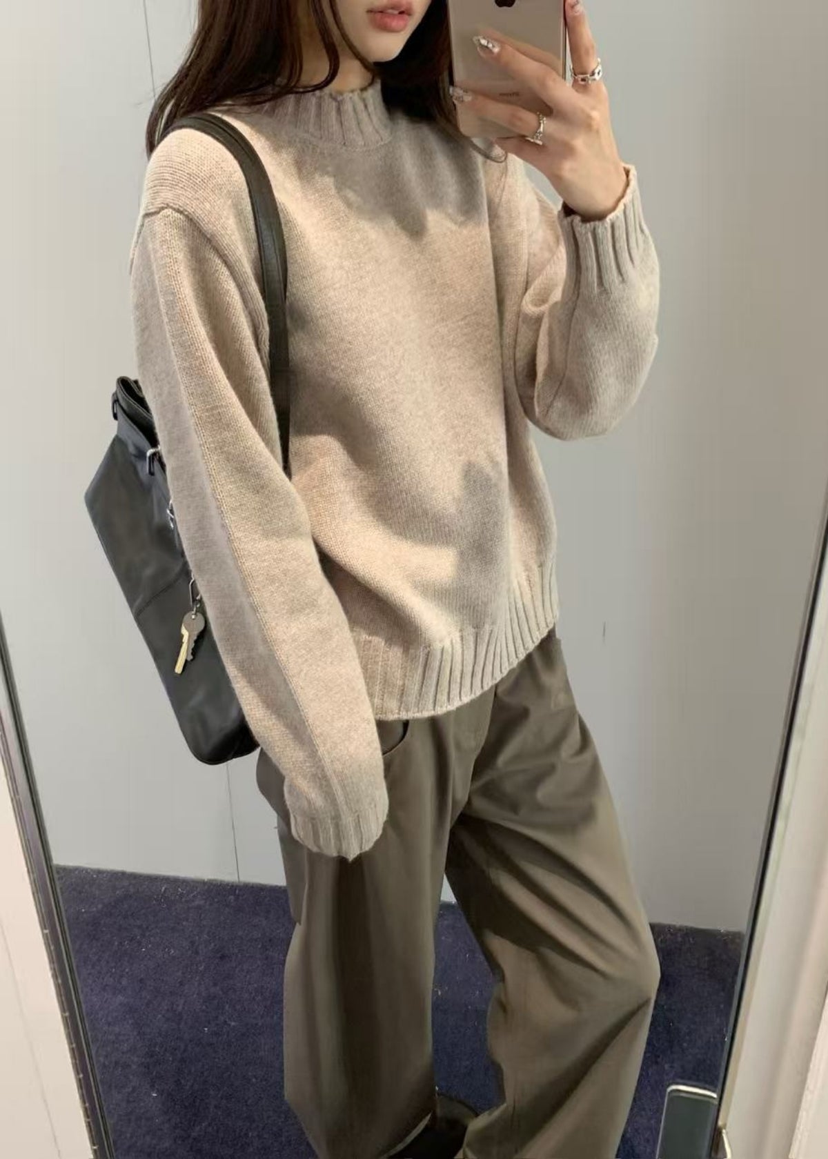 Chunky Roll Neck Sweater