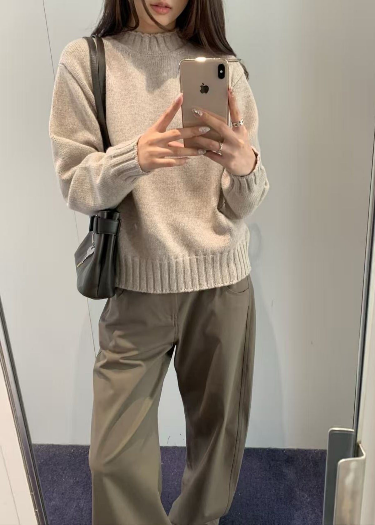 Chunky Roll Neck Sweater