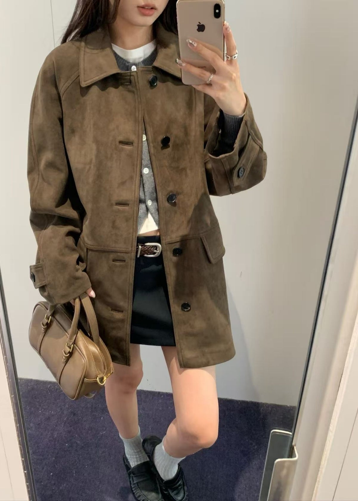Lily Alter-suede Half Jacket