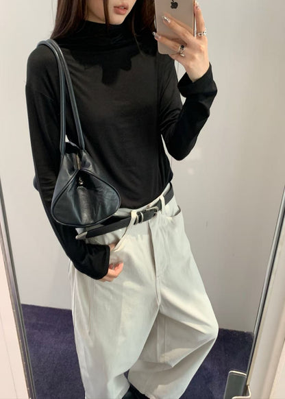 High-neck Wool Jersey Top