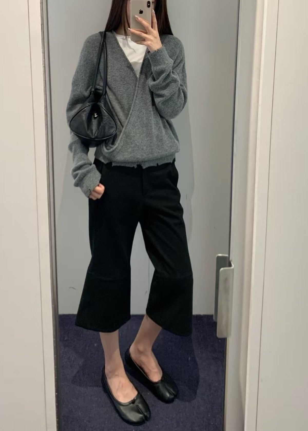 Suede Capri Pants