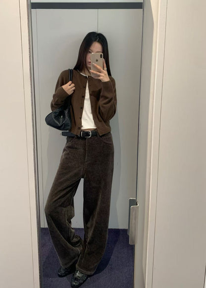 Corduroy Soft-fit Pants