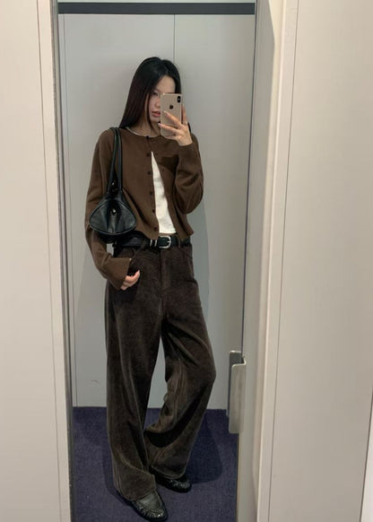 Corduroy Soft-fit Pants