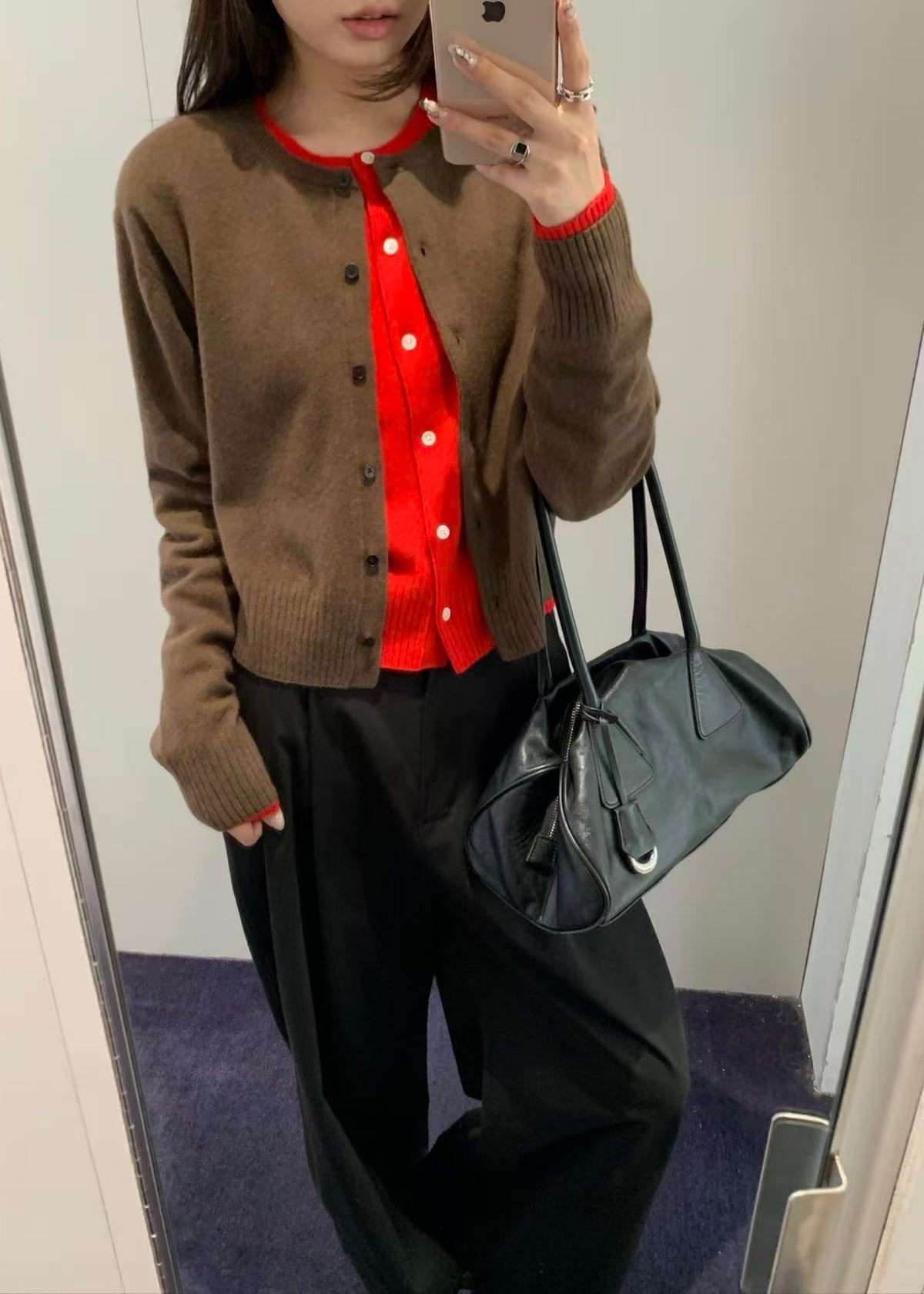 Crop Wool Cardigan