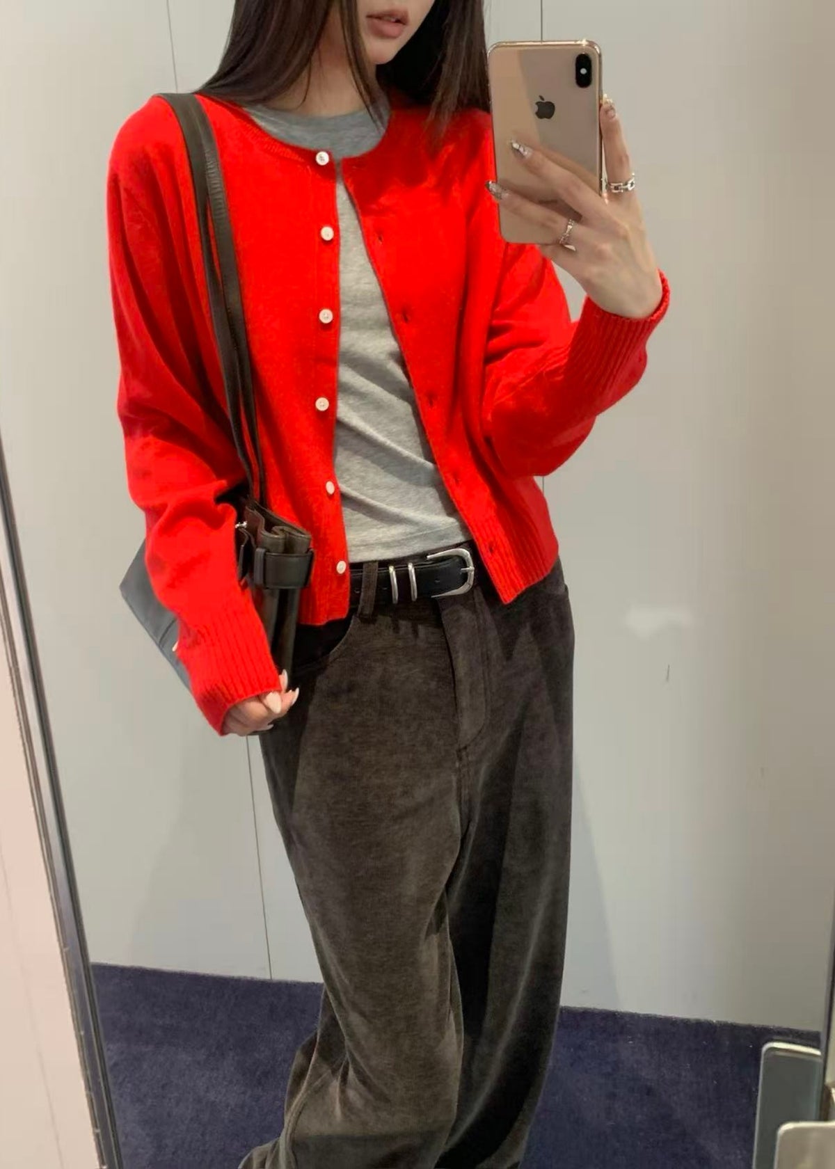 Crop Wool Cardigan