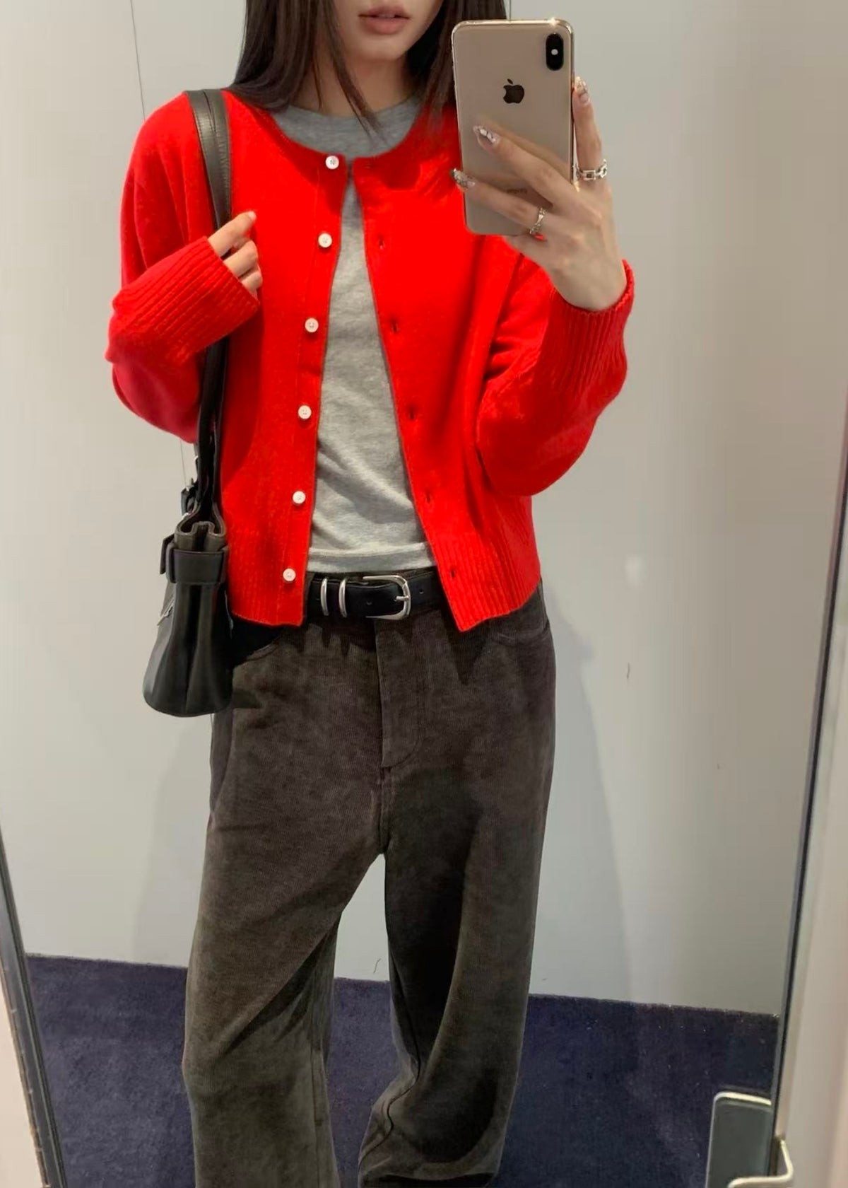 Crop Wool Cardigan