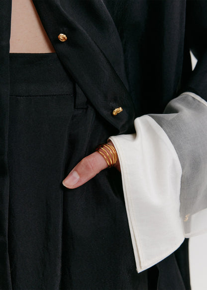 Organza Layerd Shirt