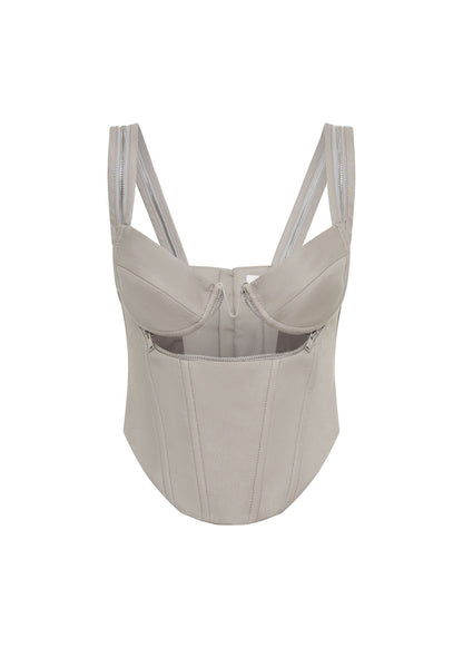 Zip Underwire Corset