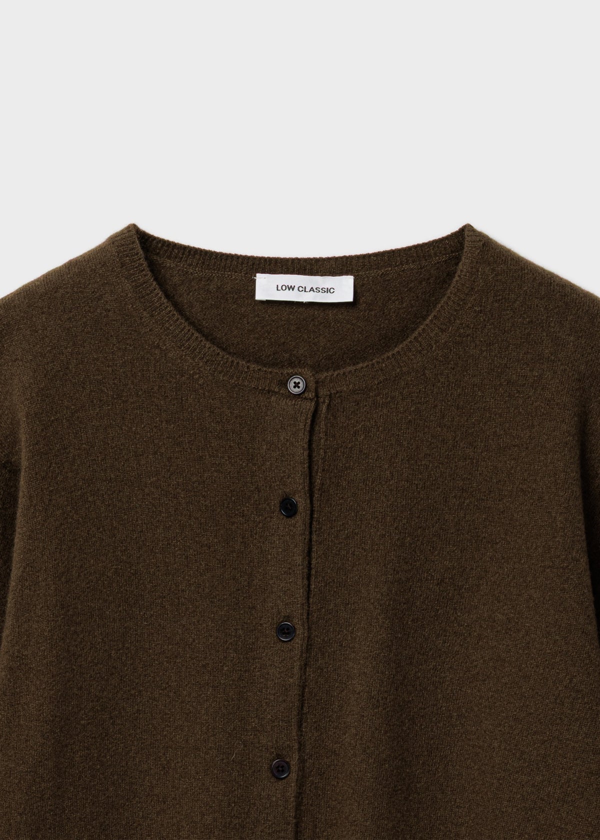 Crop Wool Cardigan