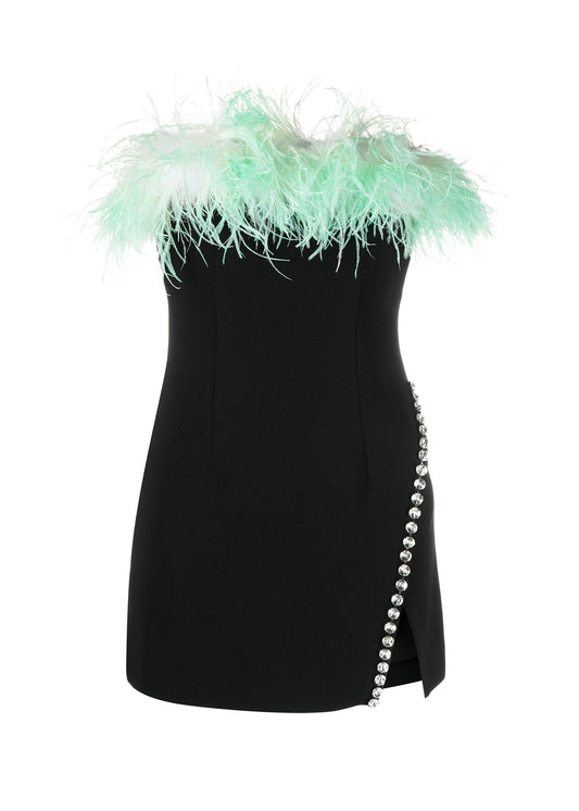 Feather Mini Dress
