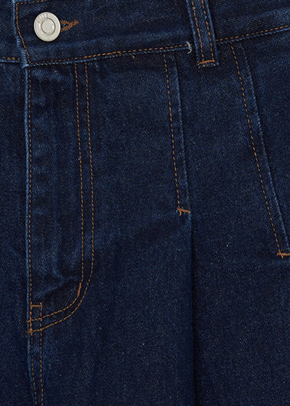 Curved Seam Wide Jeans