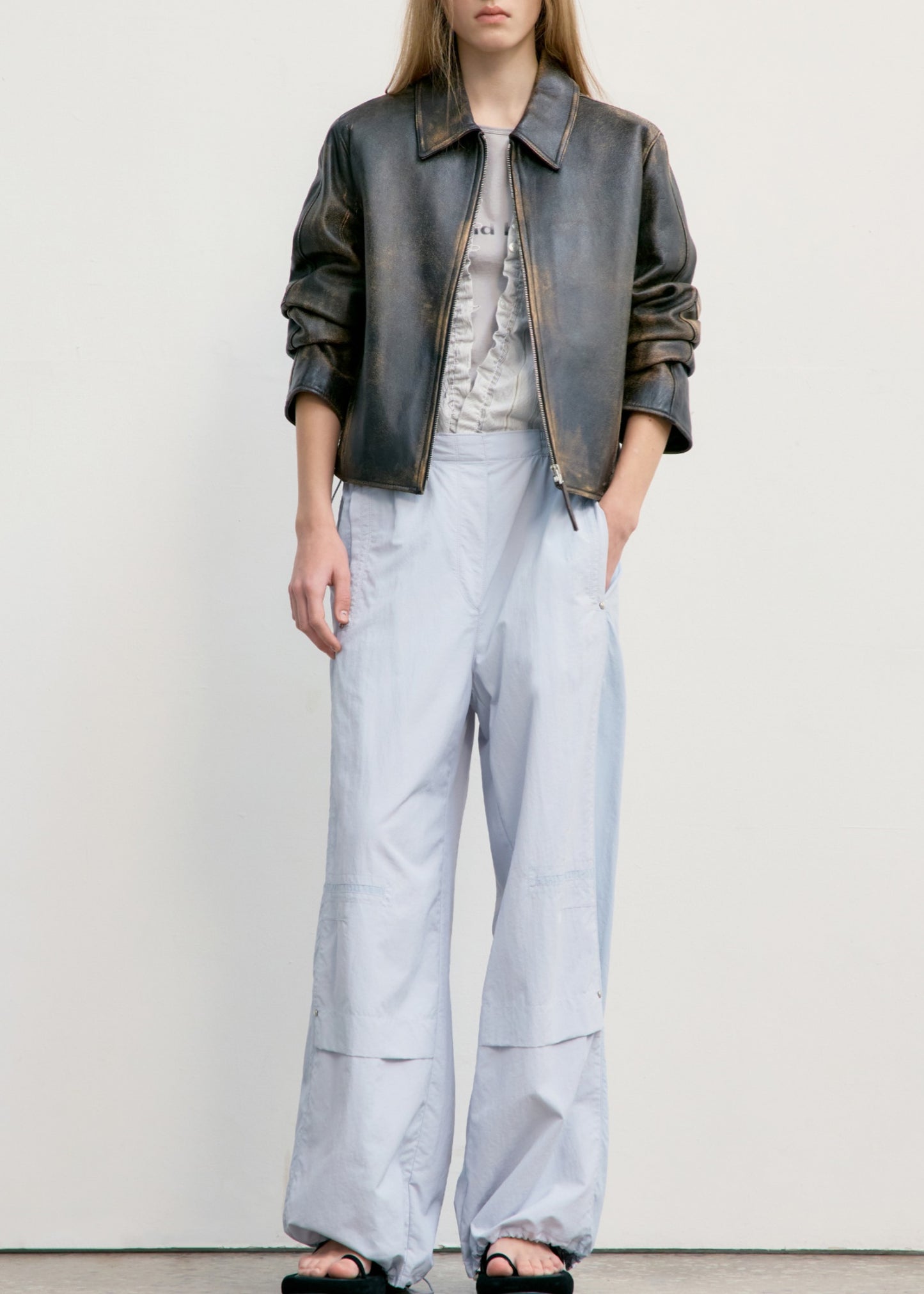 Contrast Banding Pants