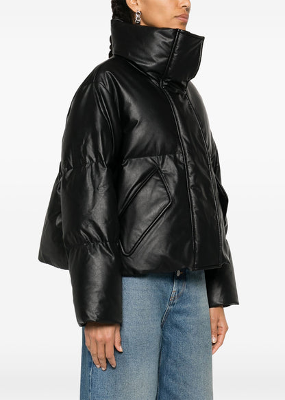 Funnel-neck Padded Jacket
