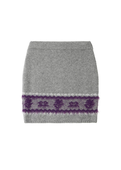 Nordic Knit Mini Skirt