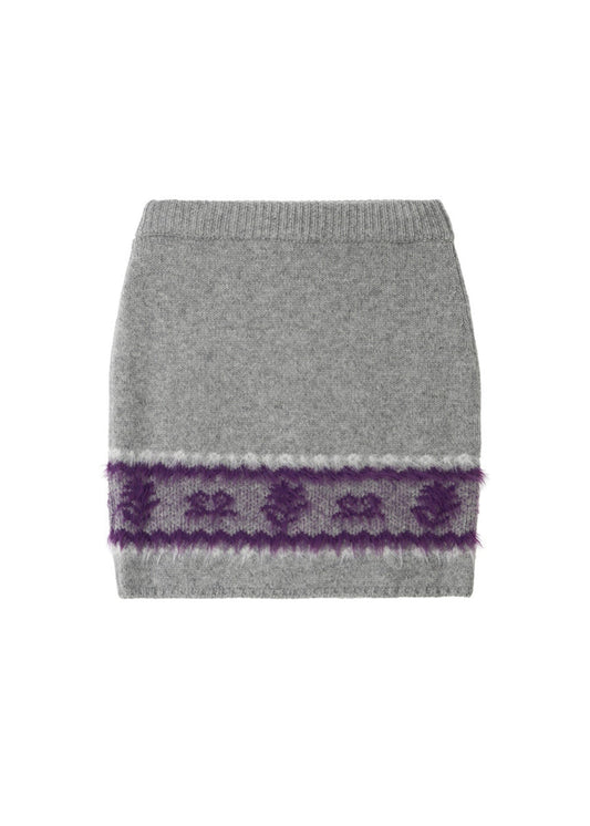 Nordic Knit Mini Skirt