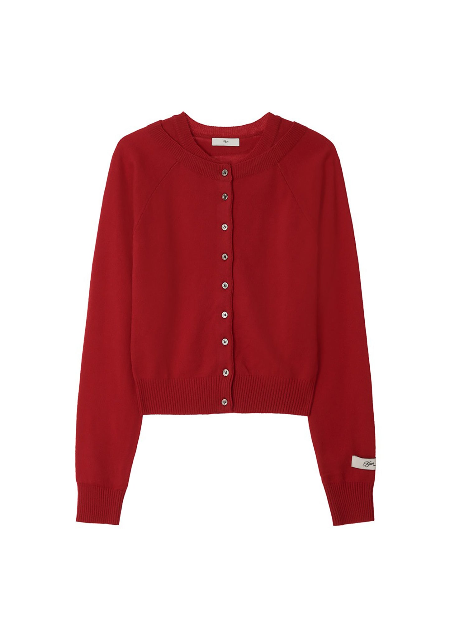 Double Neck Knit Cardigan