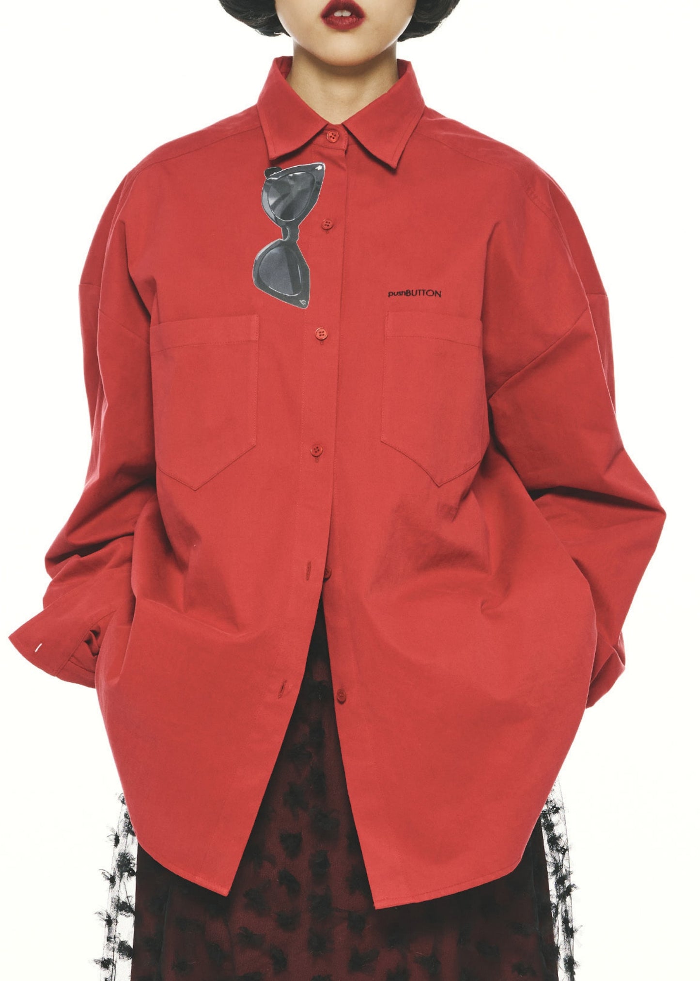 Sunglasses Printed Shirt