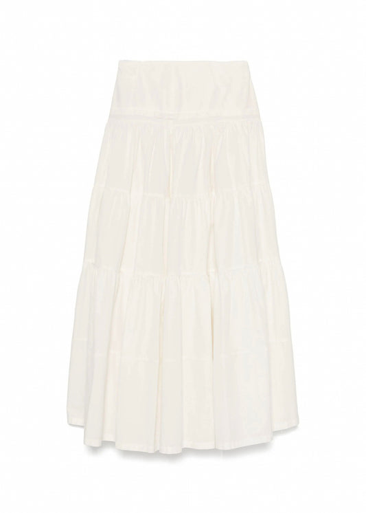 Flounced Maxi Skirt