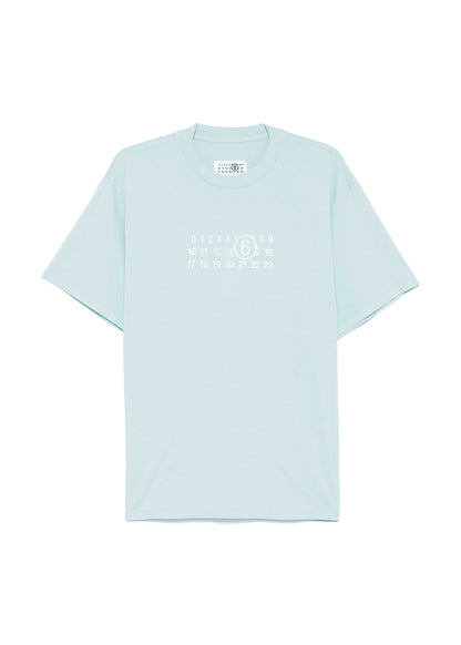 Numbers-motif T-shirt