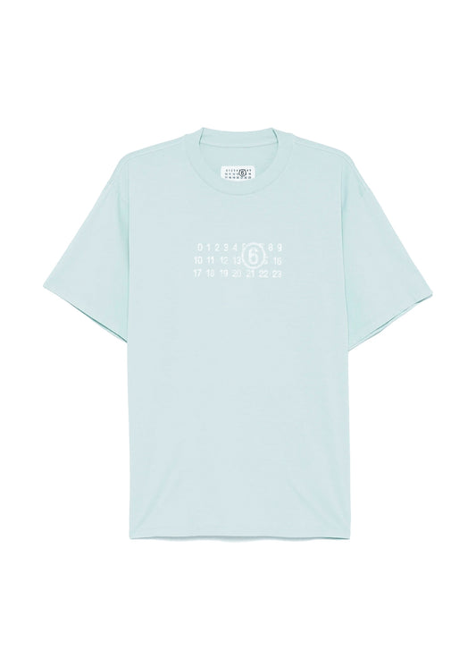 Numbers-motif T-shirt