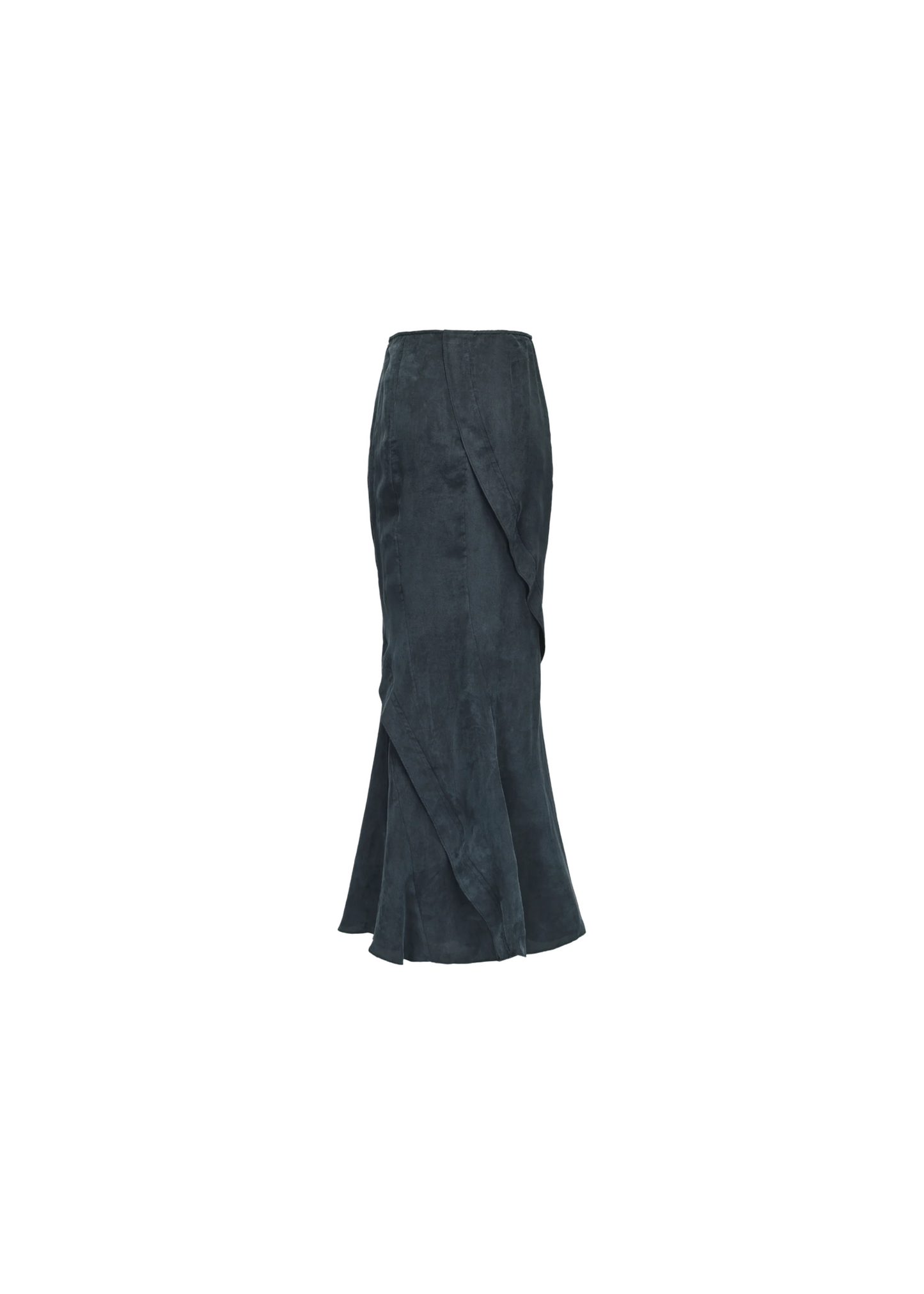 Cupro Panel Mermaid Skirt