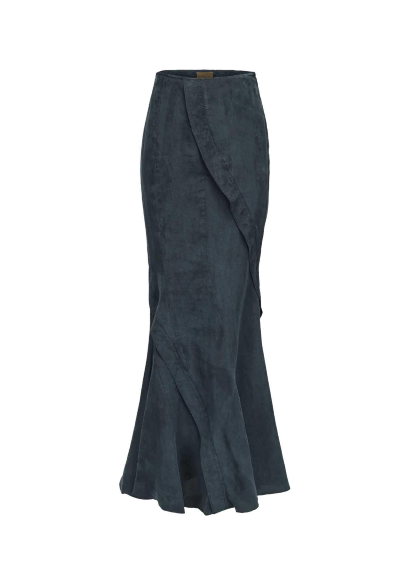 Cupro Panel Mermaid Skirt