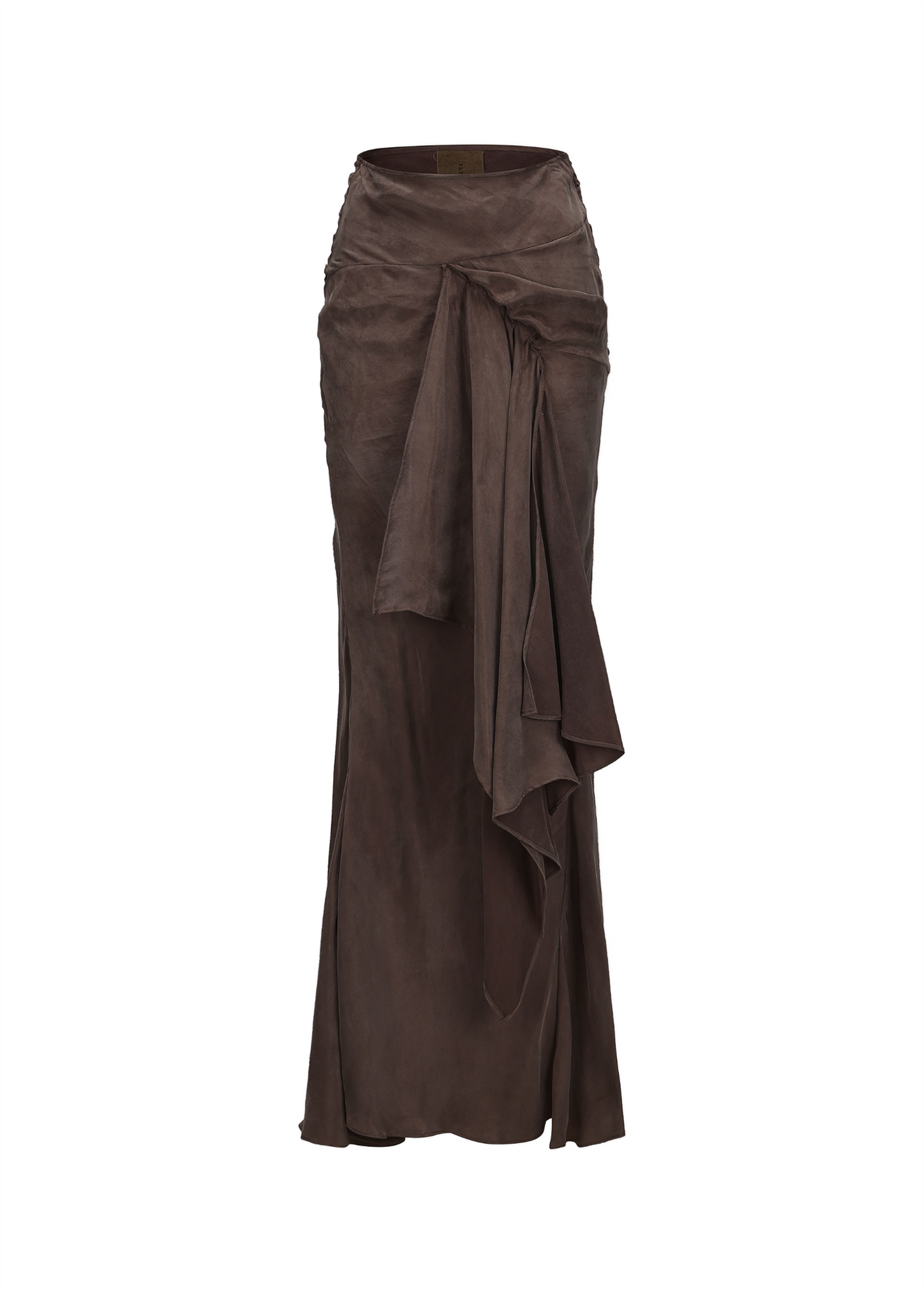 Draped Pleated Mermaid Skirt