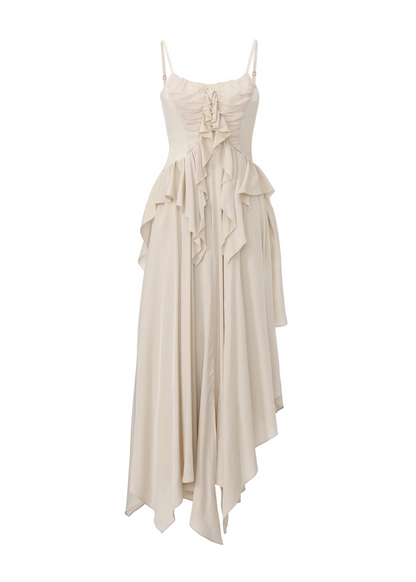Shirred Hemline Dress