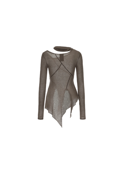 Mock-neck Layered Top