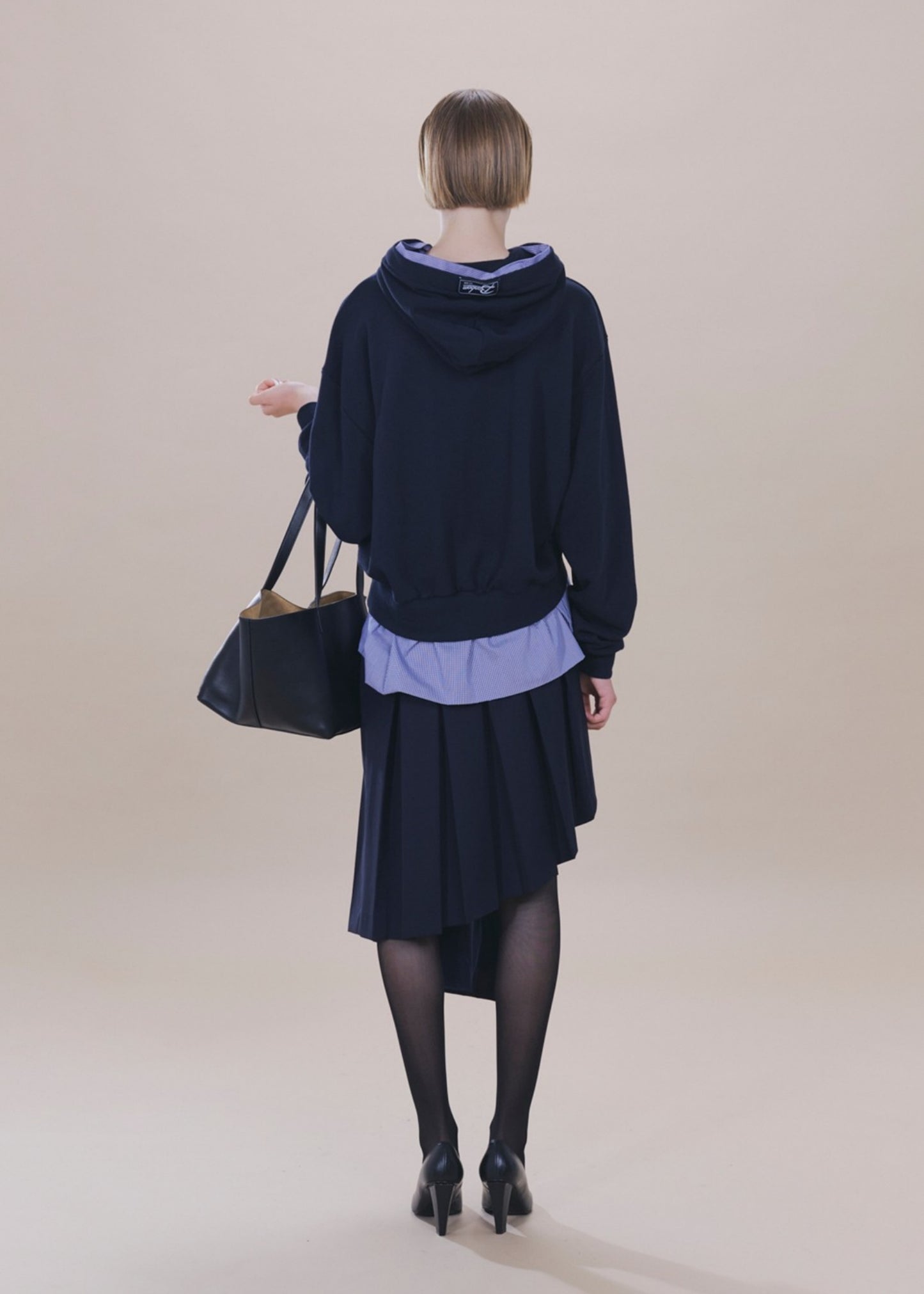 Fake Layering Hoodie