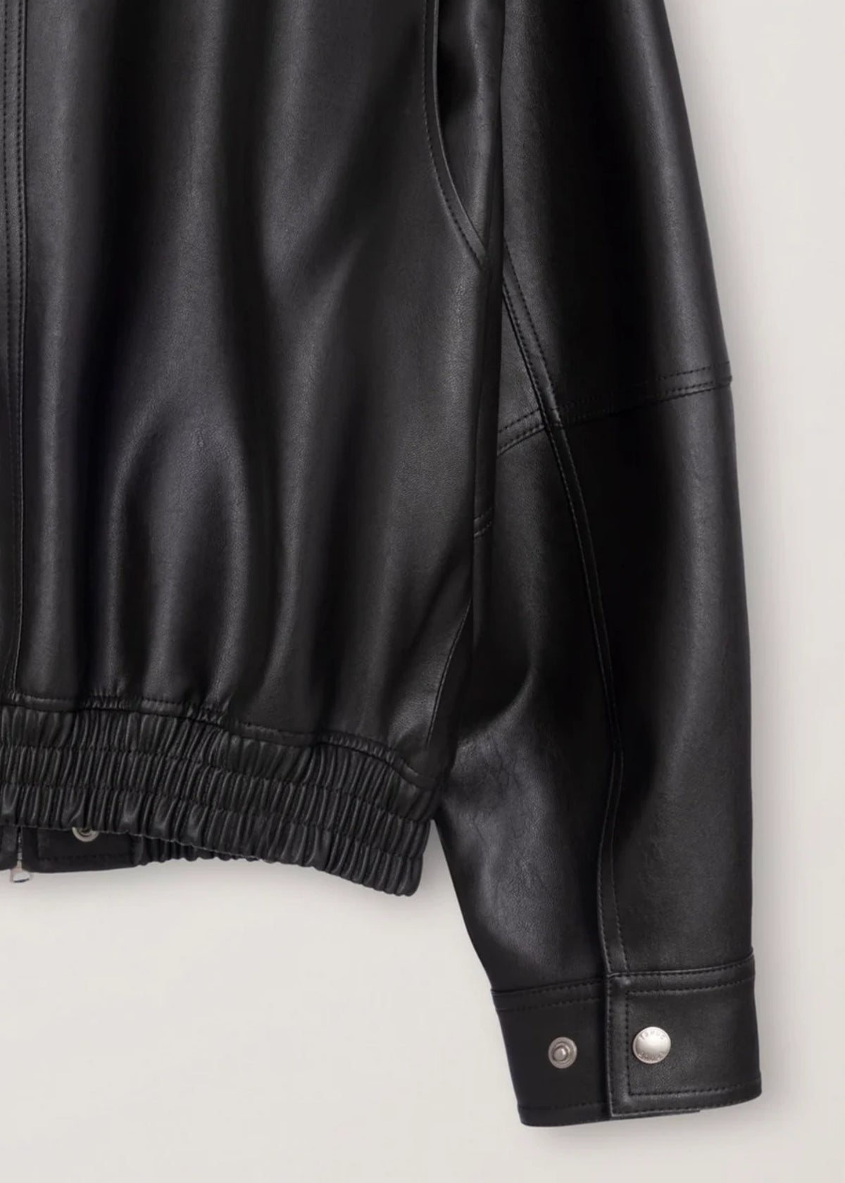 Cropped Alter-leather Blouson