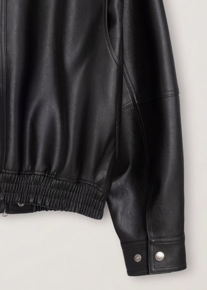 Cropped Alter-leather Blouson