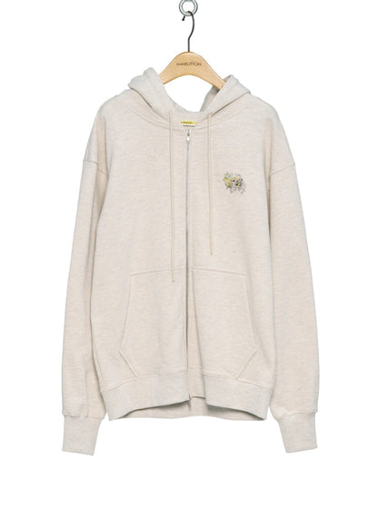Crying Girl Zip-up Hoodie