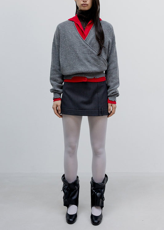 Button Up Neck Layer