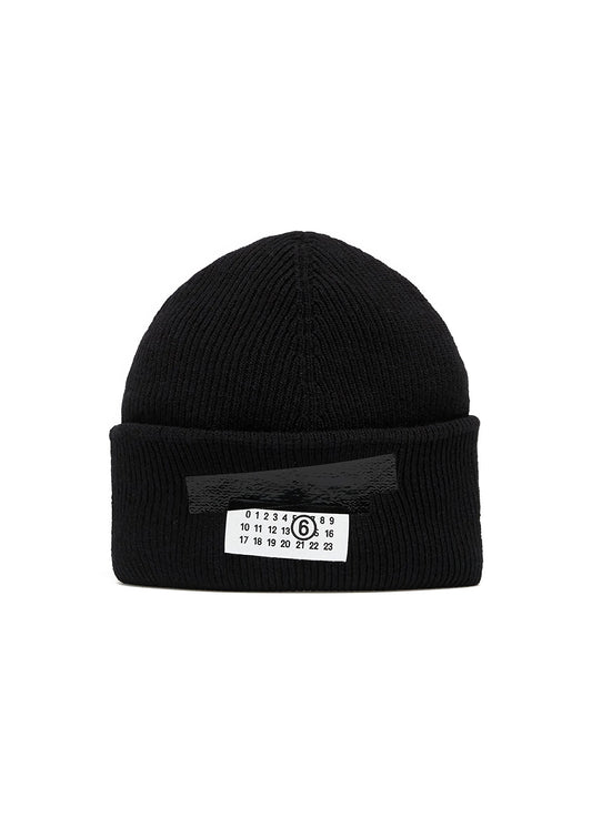 Number-patch Beanie